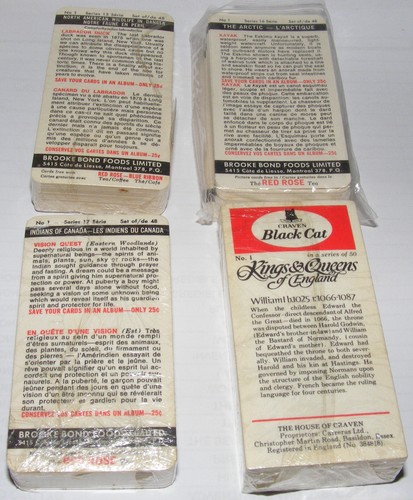 BROOKE BOND & SCHWARZE KATZENKARTEN - 43 x KOMPLETTE SET - 1952 BIS 1992 - FÜR NEUANFANG - Bild 7 von 21