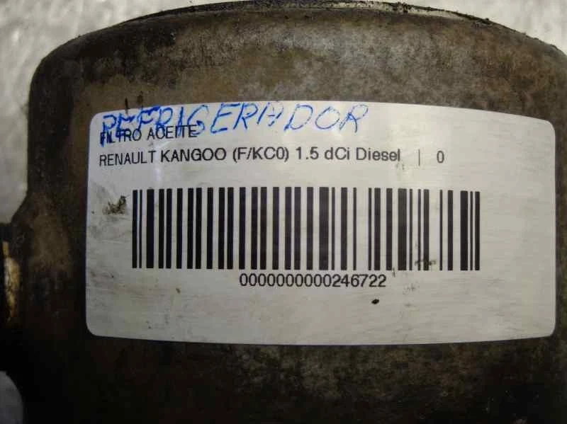 OIL FILTER / 246722 FOR RENAULT KANGOO F/KC0 1.5 DCI DIESEL - Image 2 of 4