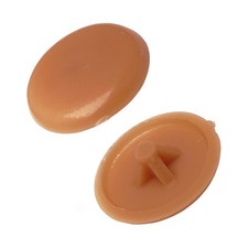 PLASTIC GLOSSY POZI PUSH ON SCREW COVER CAP CAPS Choose COLOUR & QUANTITY