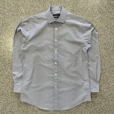 Tommy Hilfiger Dress Shirt Mens 15.5 32/33 TH Flex Collar Athletic Fit Striped