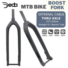 Forcella rigida MTB Thru Axle Boost carbonio dritta tarata forcella rigida 26"/27,5"/29"