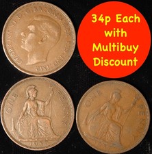Penny 1937 - 1949 George VI Choose Your Date