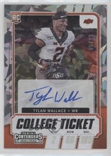 2021 Contenders Draft Picks Cracked Ice Ticket 5/23 Tylan Wallace #124 Auto 0ui8