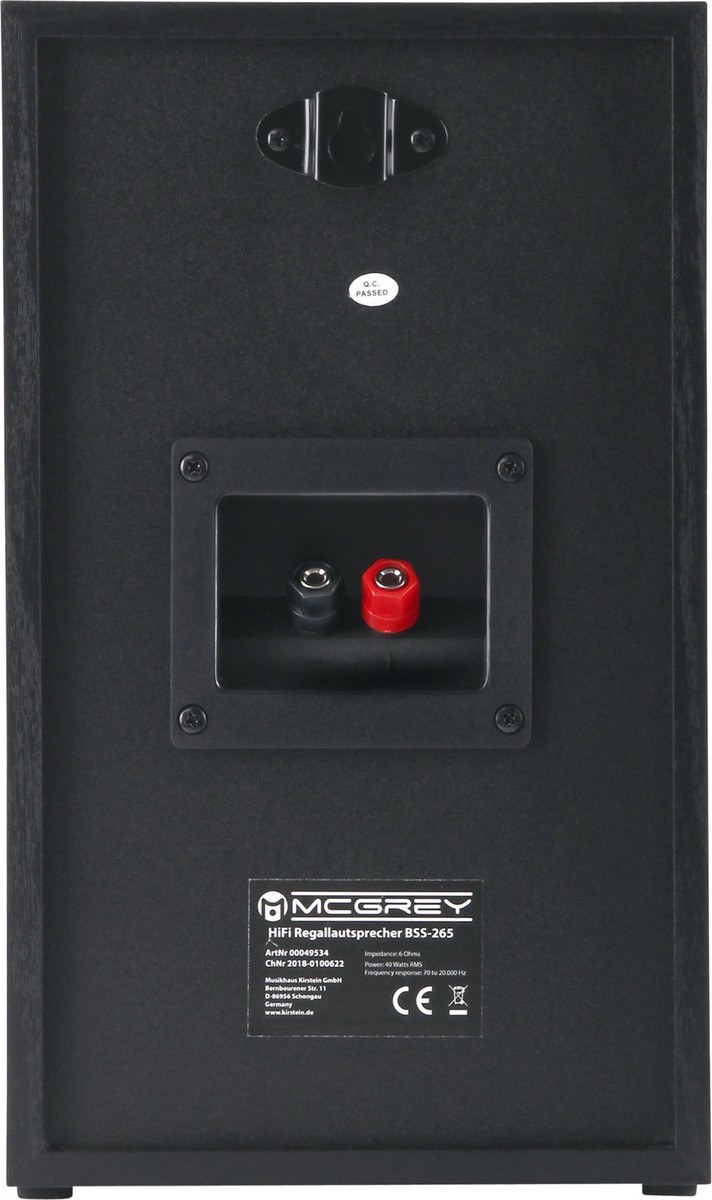 Altoparlanti Satellite Dynavox AS-301 - 60W, Compatti, Per HiFi, Home Theater O TV - Suono Brillante E Montaggio A Parete