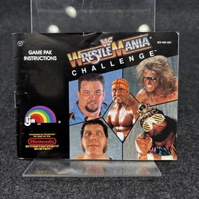 WWF WrestleMania Challenge (NES) - Authentic CIB Great Condition