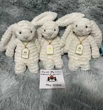 Authentic/Genuine Jellycat Bashful Luxe Bunny Nimbus*BNWT*,receipt, new with ta