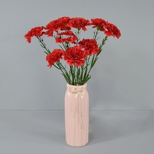 8CM Silk Carnation Flower Beautiful Decoration for Home Office and Events