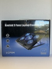 Kootek Laptop Cooling Pad 12"-17" Cooler Pad Chill Mat 5 Quiet Fans LED Lights
