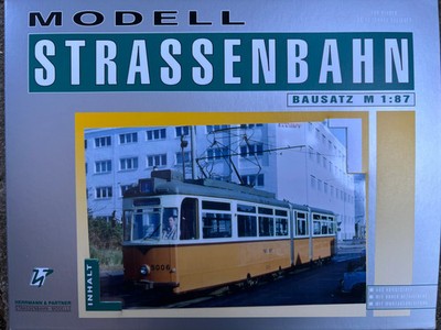 Herrmann & Partner 16043, Straßenbahn Gelenkwagen G4, Fahrschule Leipzig, B