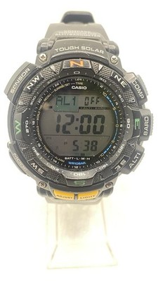 Casio Pro Trek PAG-240 Men's Black Resin Strap Digital Dial Genuine Watch Works