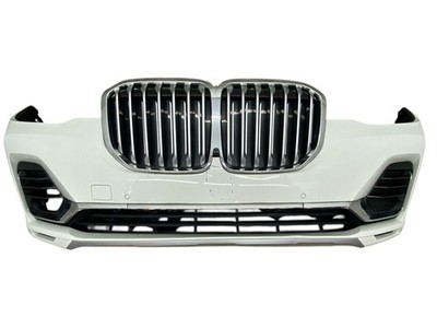 2019-2023 BMW X7 G07 OEM FRONT BUMPER COVER ASSEMBLY | ALPINE WHITE 300 *SCRAPE*