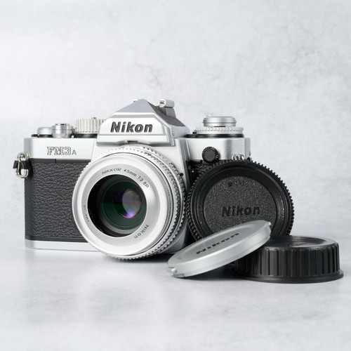 Nikon FM3A w/ Ai Nikkor 45mm f/2.8P Lens Tested Serviced Excellent JP