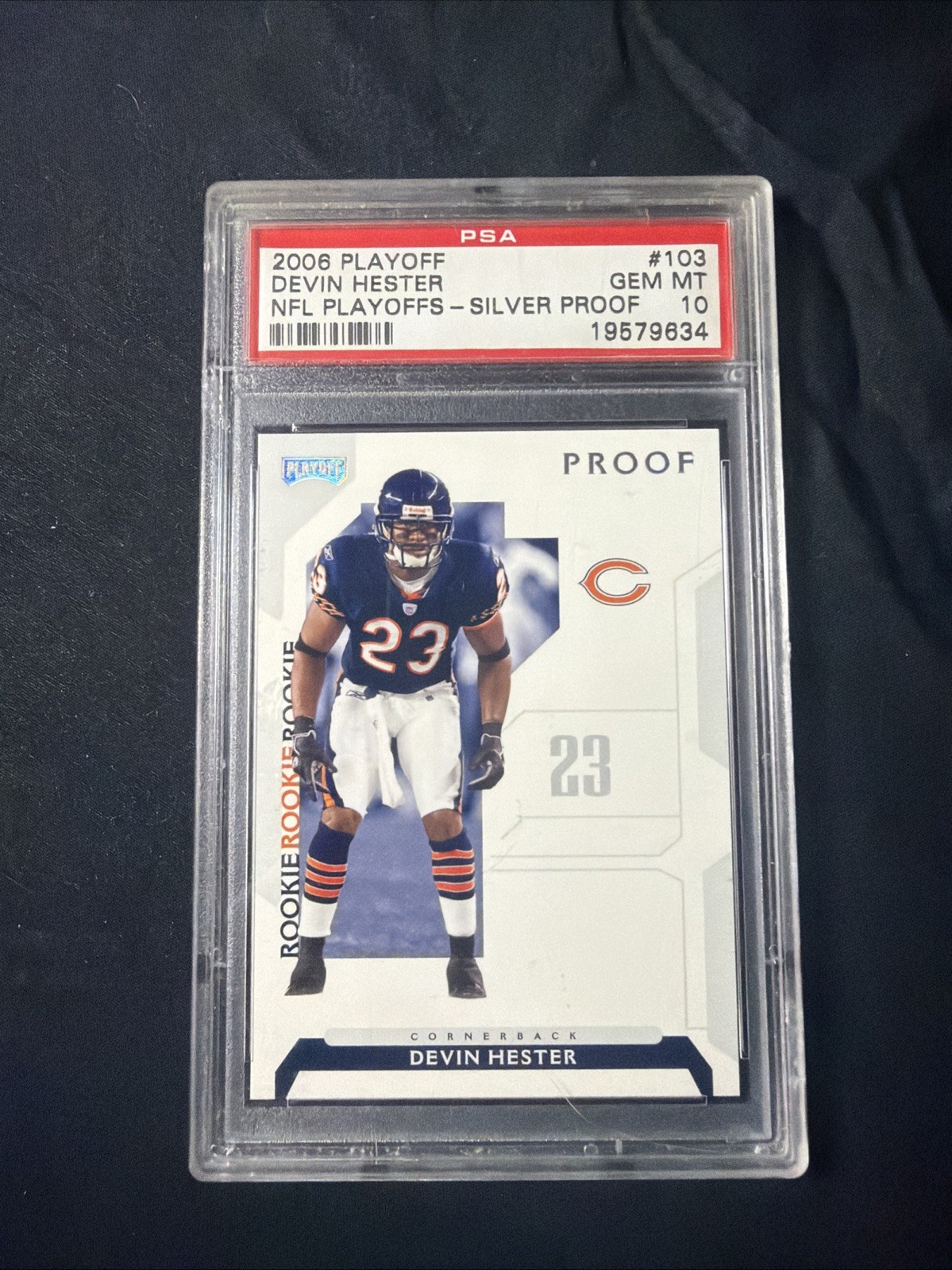 Devin Hester Playoff NFL Playoffs #103 Silver Proof
