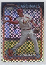 2024 Topps Chrome X-Fractor Nolan Gorman #97 hu1