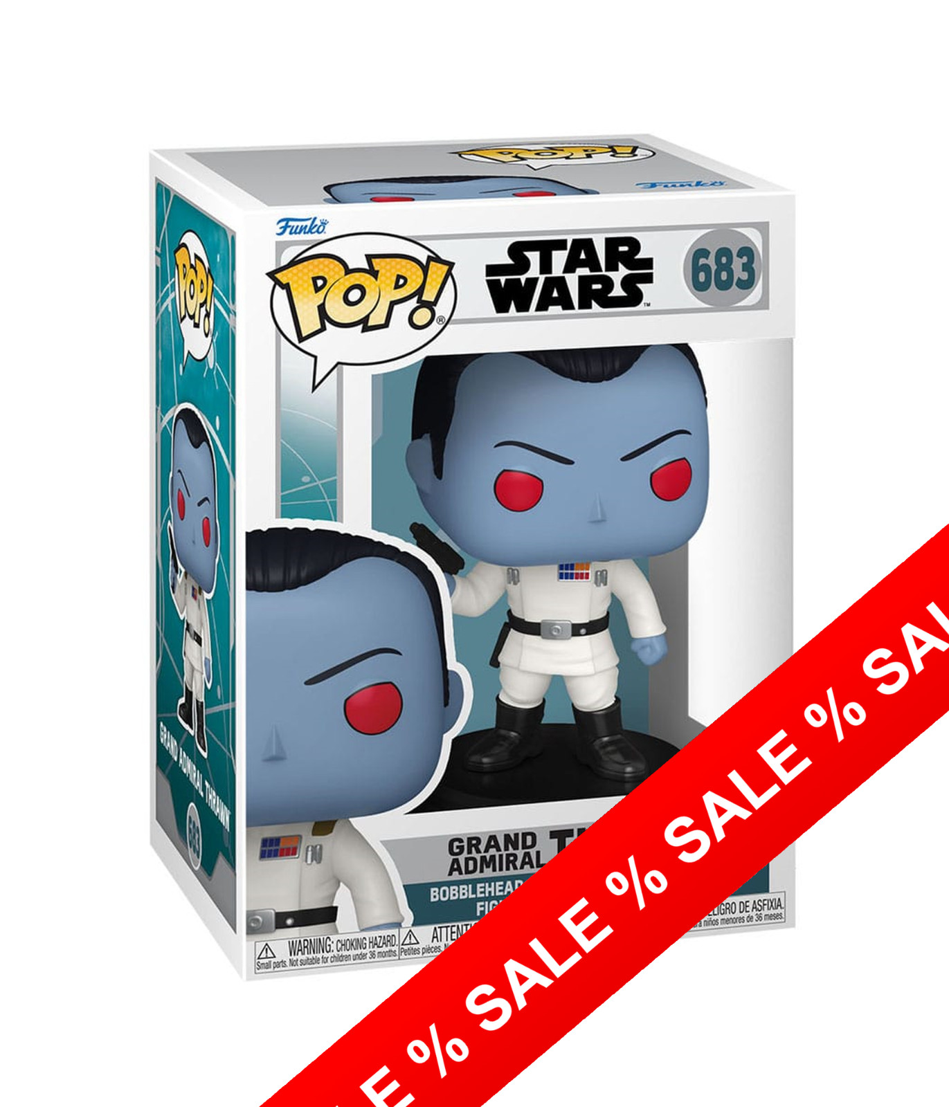 Star Wars Ahsoka Gran Almirante Thrawn Funko ¡POP! #S2 – Figura Vinilo 9 cm