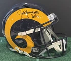 Jack Youngblood Signed Los Angeles Rams Full Size Replica Helmet HOF 01