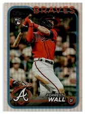 2024 Topps Baseball Series 2 Forrest Wall Rainbow Foil #391 RC Atlanta Braves