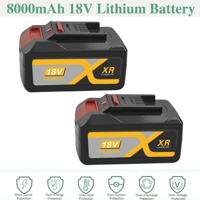 TECMANA 2X 8.0Ah 18V Lithium-Ion Replacement Battery For Einhell 18V POWER X-CHANGE PXC