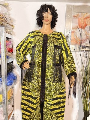 Ankara Long Adire Kleid Damen African Print