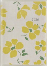 Takahashi Planner 2026 April Start B7 Monthly Raffine Petit 2 Floral Pattern No_