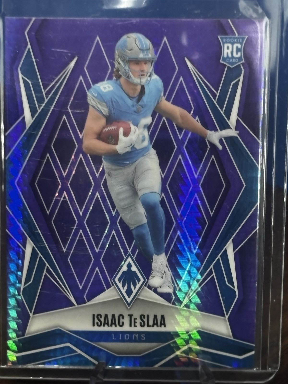 2025 Panini Phoenix - Rookies Isaac Teslaa #189 Purple Hyper /249 (RC)