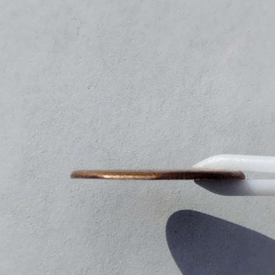 Error Dime Coin,2010-2019,P Mint Mark,Half Ridge,Smooth Rear,Center Nippled - Image 3 of 4