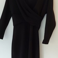 Badgley Mischka Damen Abendkleid Midi Langarm...