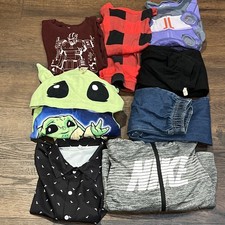 Boys Size 6T Fall Winter BUNDLE Crewcuts Pjs Nike Hoodie Disney Yoda And Misc