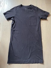 Everlane Cotton Black Pocket Tee Shirt Dress Short Sleeve Small