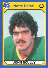 1990 Collegiate Collection Notre Dame #12 John Scully