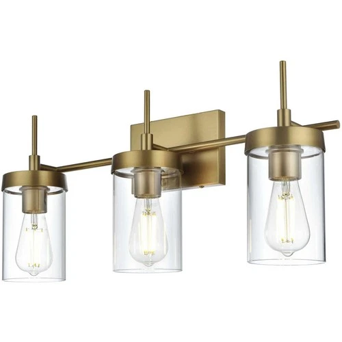 Living District LD7319W24SG Taryin Bathroom Vanity Light Satin Gold - Picture 3 of 8