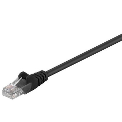 Wentronic CAT 6-1500 UTP SCHWARZ 15m CAT 6 Netzwerkkabe # 68679