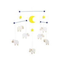 goki Mobile Schafe Einschlafhilfe Baby Bett Kinderbett Mobilee Holz NEU