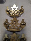 Vintage Keeler KBC Brass Bail Drawer Pulls~ Chippendale Style Bat Wings ~ Three — photo 3
