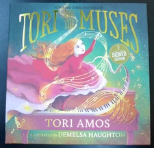 TORI AMOS /SINGER - AUTOGRAPHED  "TORI AND THE MUSES"  NEW SIGNED KIDS BOOK 2025