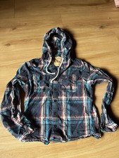 Hollister Hemd Jacke Hemdjacke Kapuze Kapuzenjacke  / Gr. L 