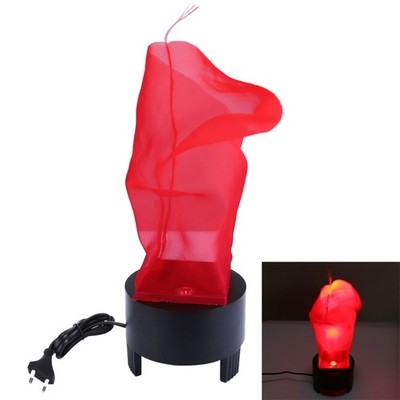 220V Artificial Flame Lamp, 20cm Silk Fire Effect, Festival Decoration Light
