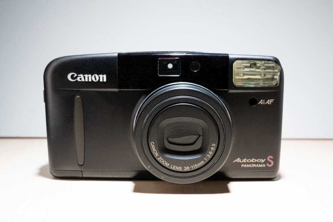 Canon Autoboy S コンパクトカメラ Canon Autoboy S Black Compact Film Camera Excellent Condition