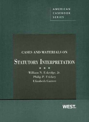 Cases and Materials on - Paperback, by Eskridge Jr. William; - Acceptable