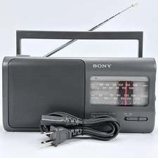 Vintage Sony ICF-780 Portable Radio Gray 2Band FM/AM Headphone Jack See Video