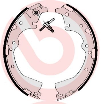 Brembo S 83 511 Bremsbackensatz FüR Toyota-image