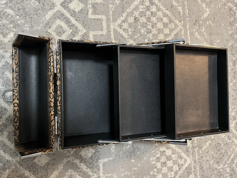 Leopard print Japonesque Makeup Train Case - Image 2 of 4