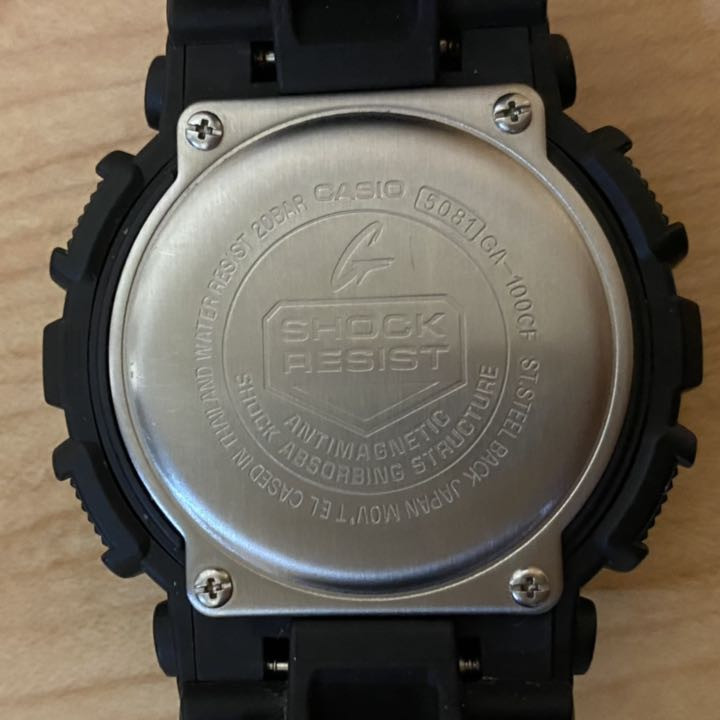 G-Shock Ga-100Cf-1A9Jf Digital-Analog Quartz Men Casio Watch