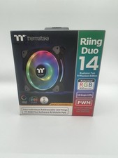 Thermaltake Riing Duo 14 RGB Plus Radiator PWM Fan, CL-F078-PL14SW-A 3 Pack 