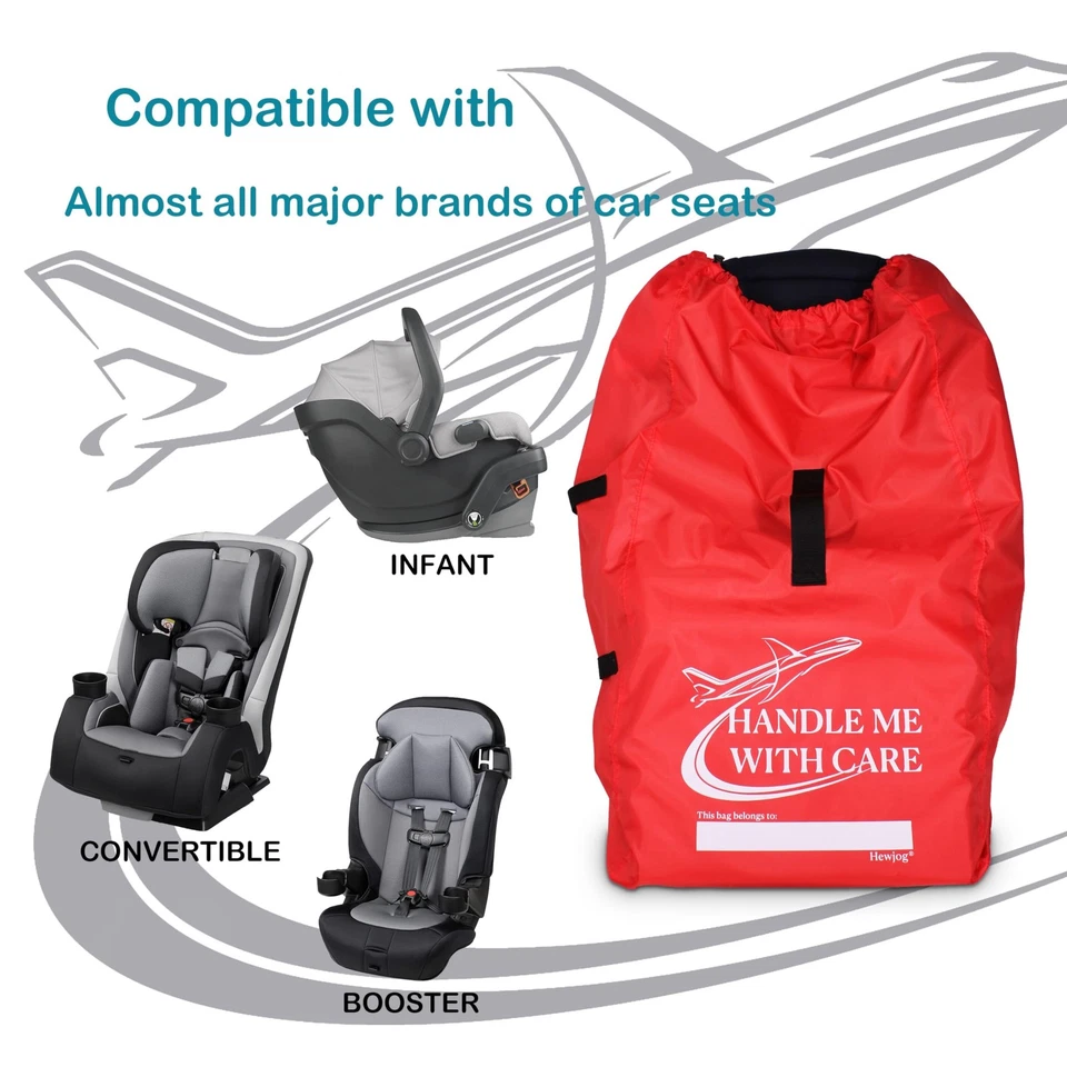 Car Seat Travel Bag for Airplane, Carseat Cover for Air Travel for Infant Car... - Image 2 of 4