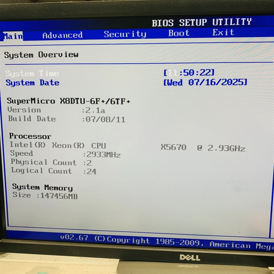 Supermicro 829-9 8-LFF X8DTU-6TF+ Board 2*Xeon X5670 2.93GHz 144GB RAM Server - Image 2 of 4