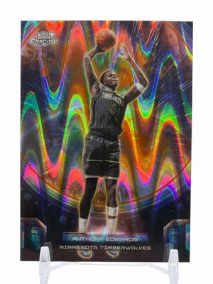 🔥Anthony Edwards RE-ENTRY REE-4 Orange Galactic /25 Topps Chrome Cosmic SSP 🔥