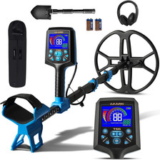 Metal Detector for Adults Professional, Double-D Waterproof Search Coil Gold Fin
