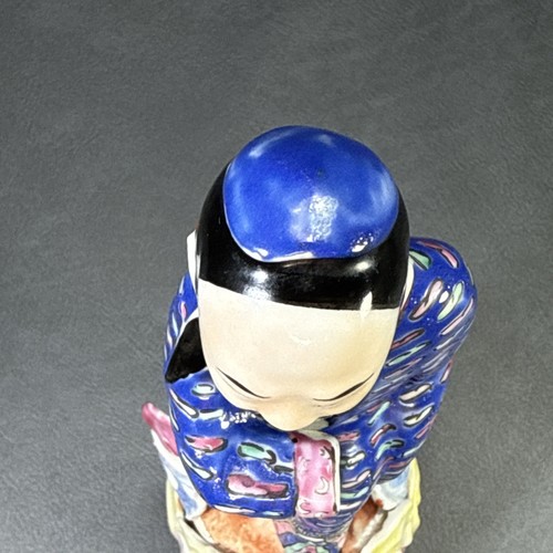 Antique Chinese Famille Rose Enamel Porcelain Figurine Republic Period *READ - Picture 5 of 12