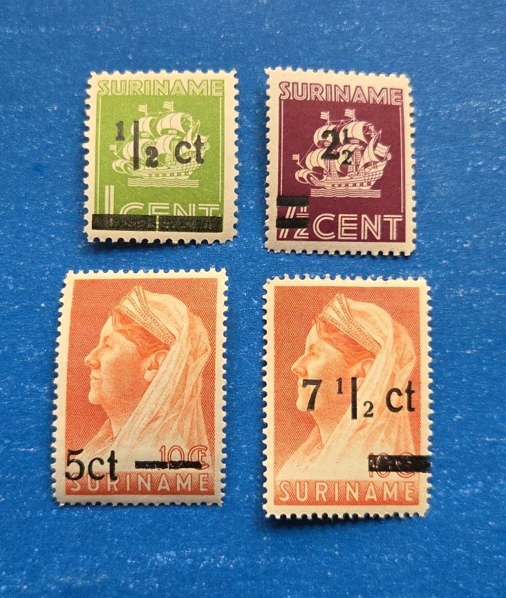 Surinam Stamps, Scott 180-183  Complete Set MNH